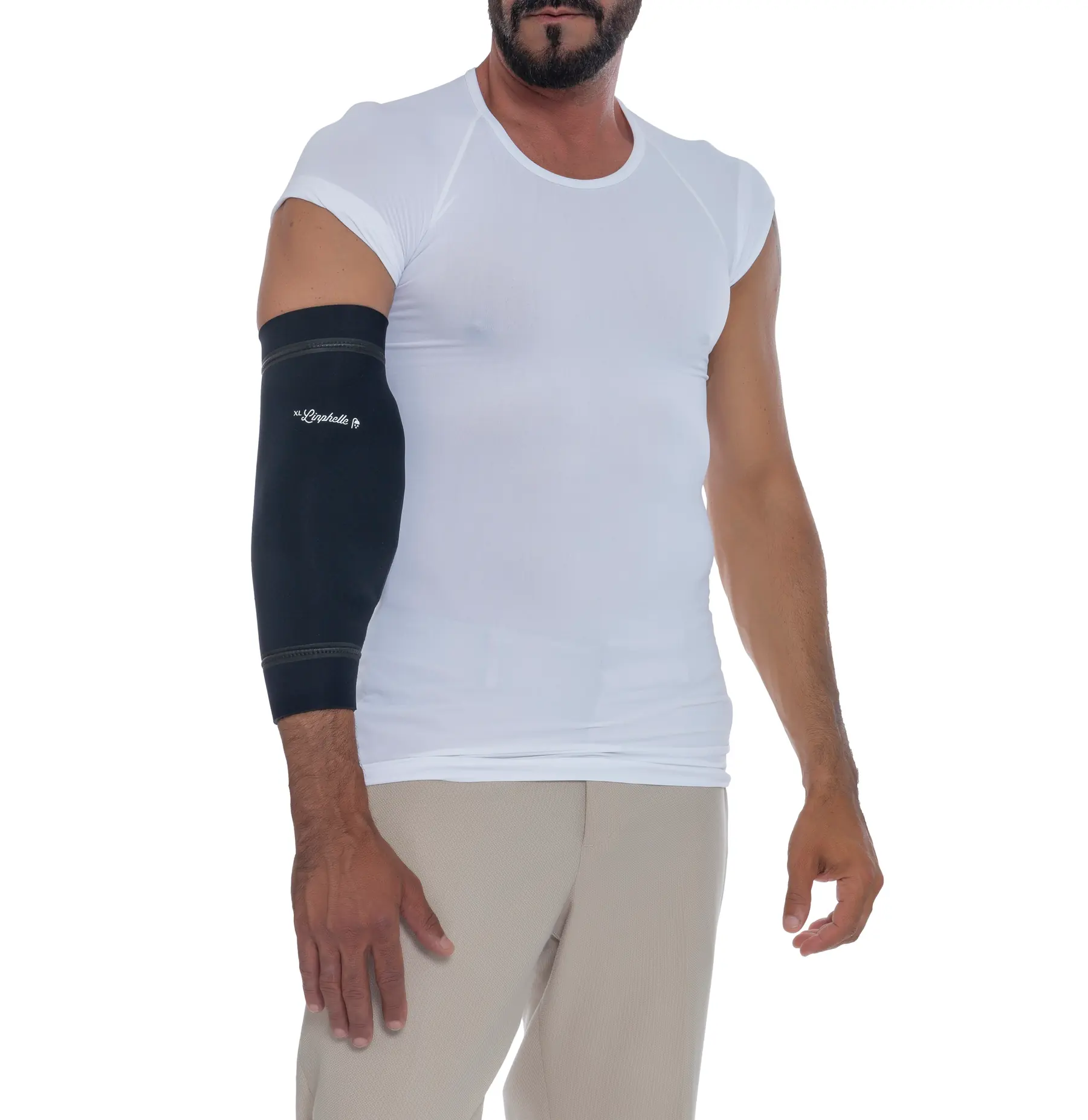 Coverpicc Waterproof Long indossato sul braccio